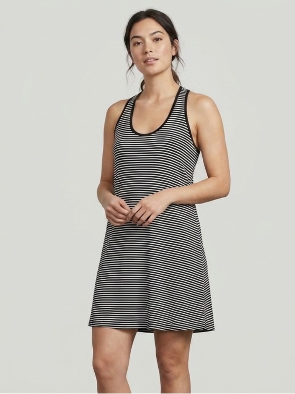 Schwiing Striped Racerback Dress